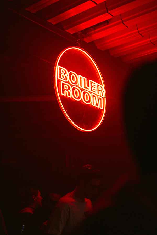 Boiler room in Los Angeles, CA