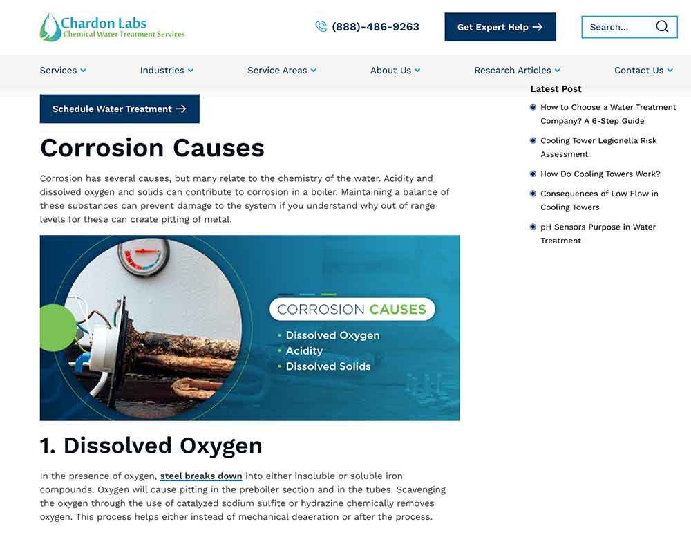 Boiler corrosion repair in Los Angeles, CA